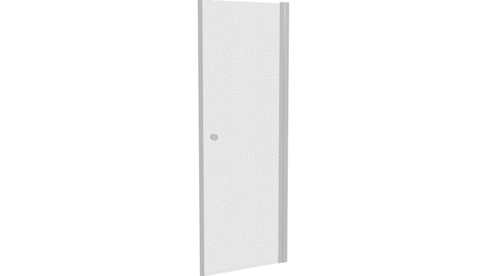 Stylish Glass Door 3D Model - Professional 3D Model Render 4