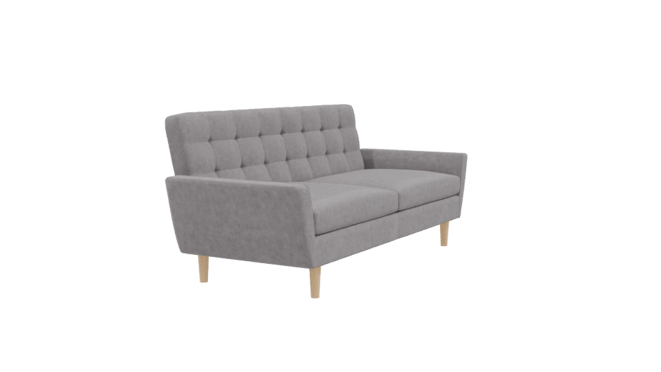 Contemporary Fabric Sofa 3D Model - Professional 3D Model Render 9