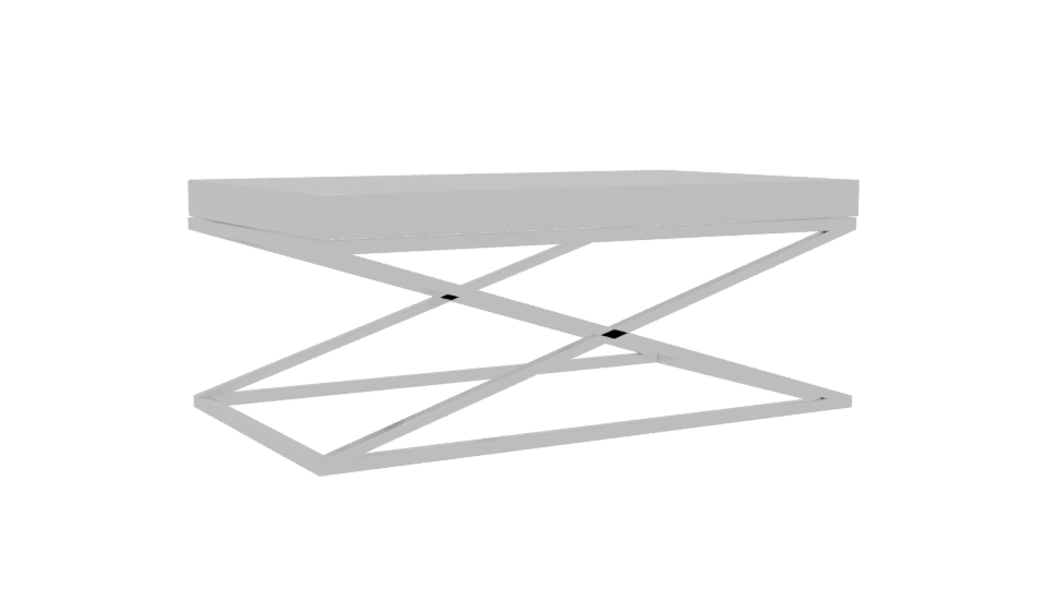 Sleek Modern Coffee Table 3D - Professional 3D Model Render 4