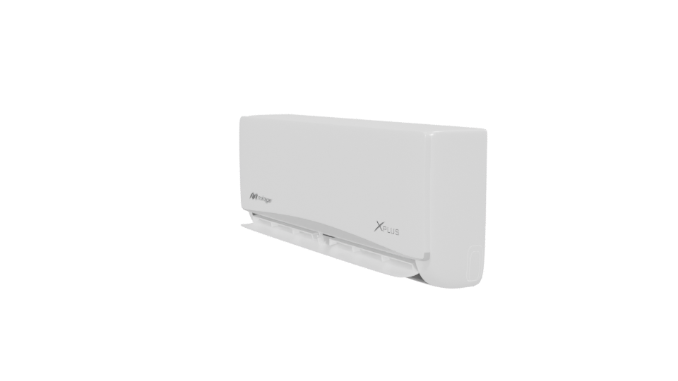 Sleek Modern Wall-Mounted Air Conditioner 3D Model - Professional 3D Model Render 13
