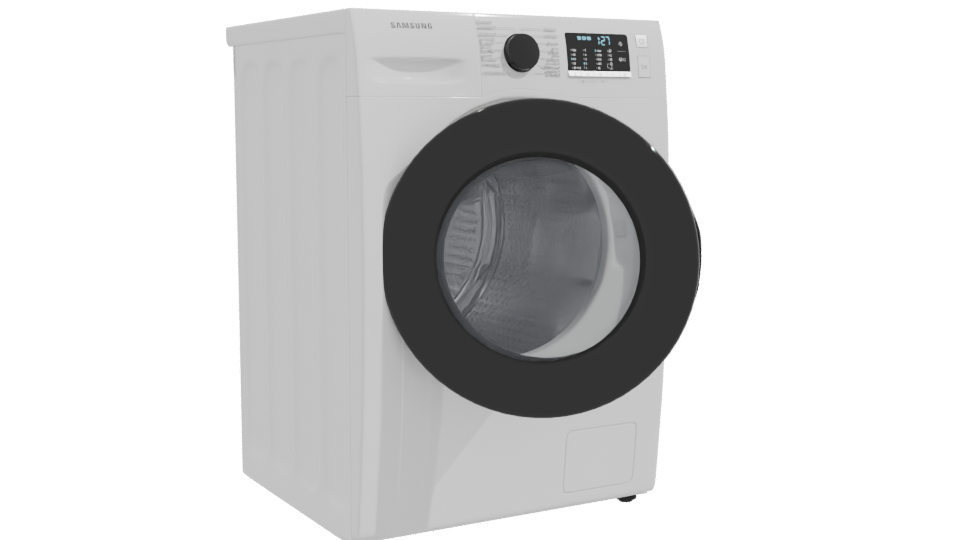 Realistic Household Washing Machine 3D - Professional 3D Model Render 10