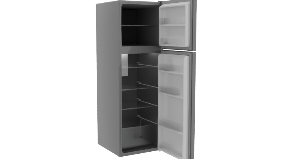 Stylish Kitchen Refrigerator 3D - Professional 3D Model Render 10