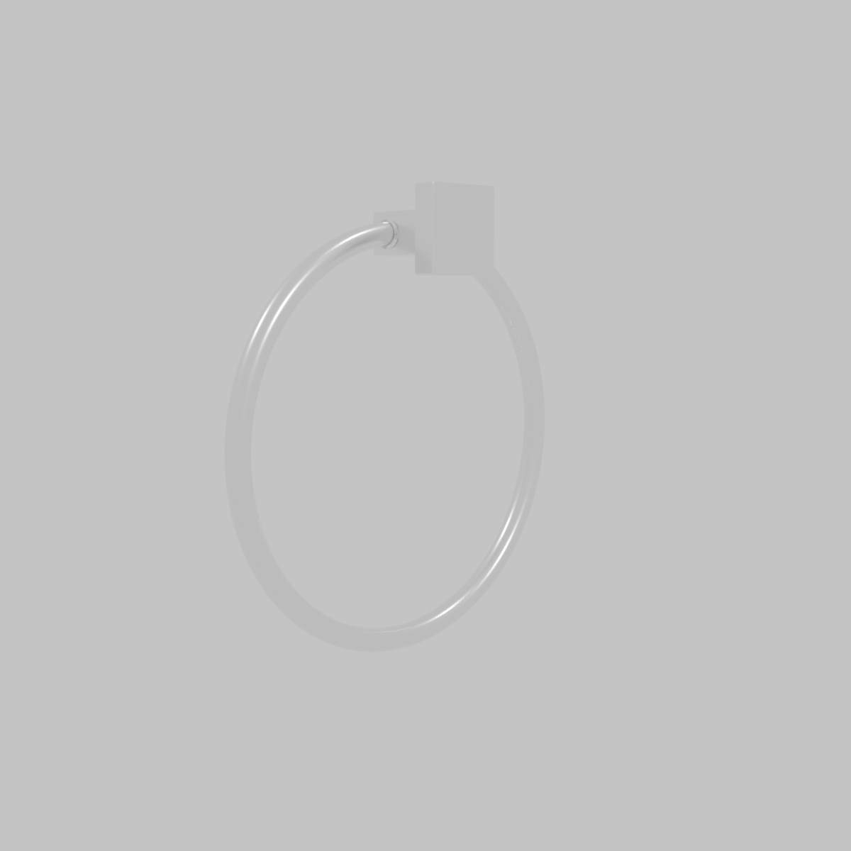 Toallero argolla 18,4x6,8x5 cm acero