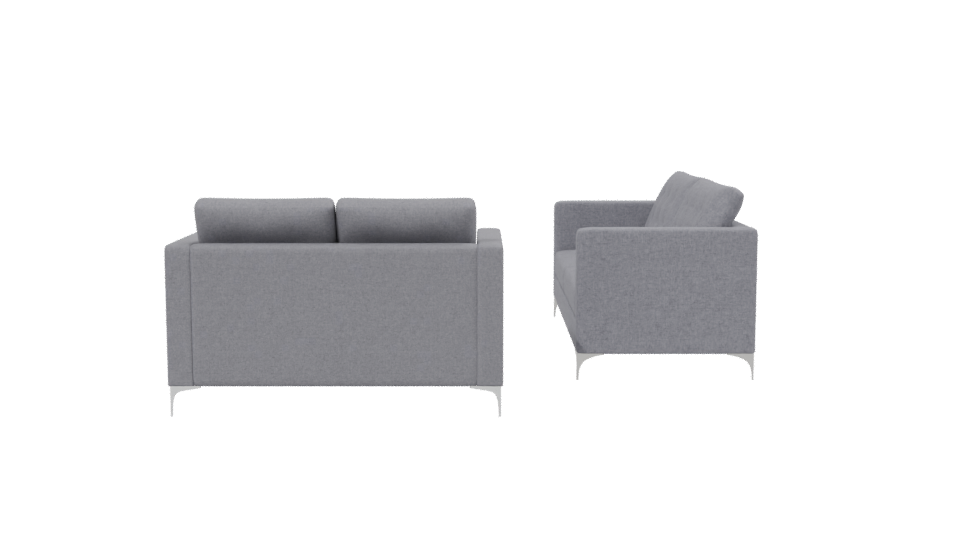 Modern Living Room Sofa Set 3D - Professional 3D Model Render 2