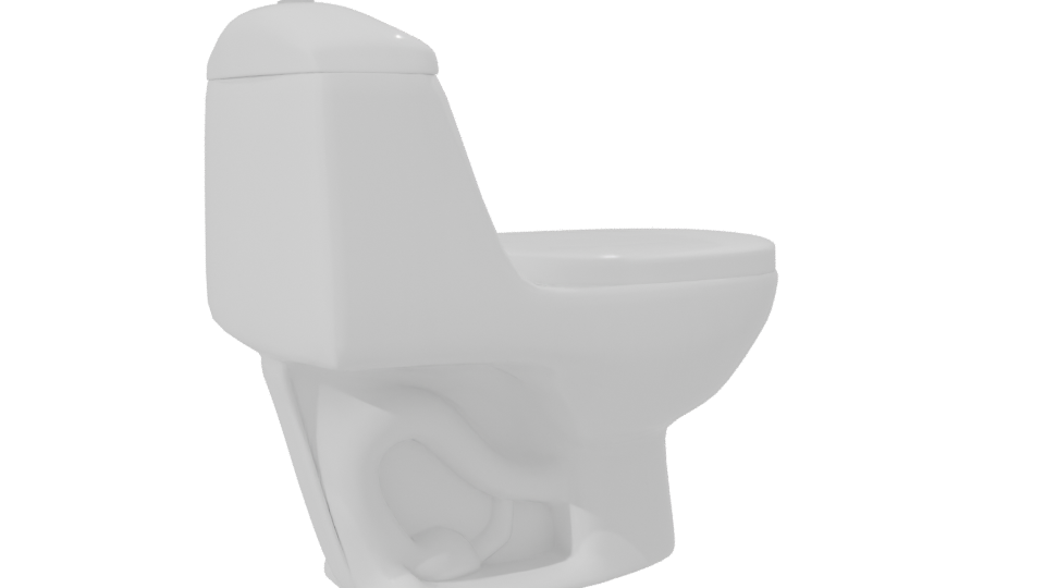 Modern Toilet 3D Model - Professional 3D Model Render 7