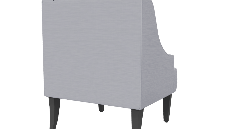 Elegant Modern Armchair Model - Professional 3D Model Render 6