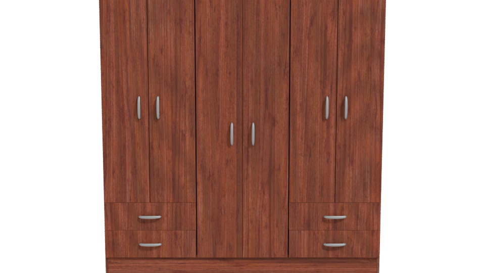 Closet Maipo 6 Doors 3D Model - Professional 3D Model Render 11