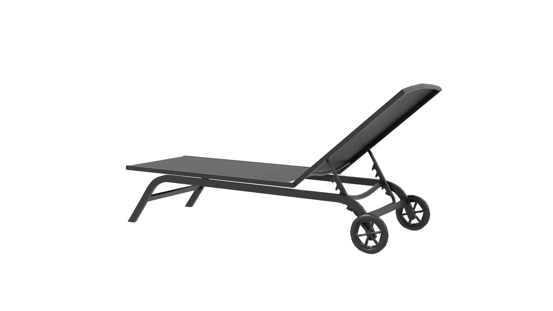 Outdoor Chaise Lounge Chair 3D - Professional 3D Model Render 3