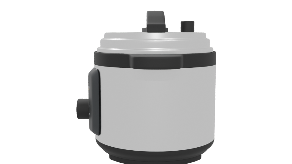 Stylish Kitchen Pressure Cooker 3D - Professional 3D Model Render 5