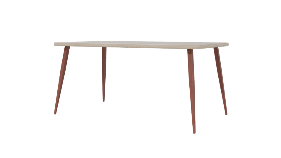 Modern Dining Table 3D Model - Professional 3D Model Render 6