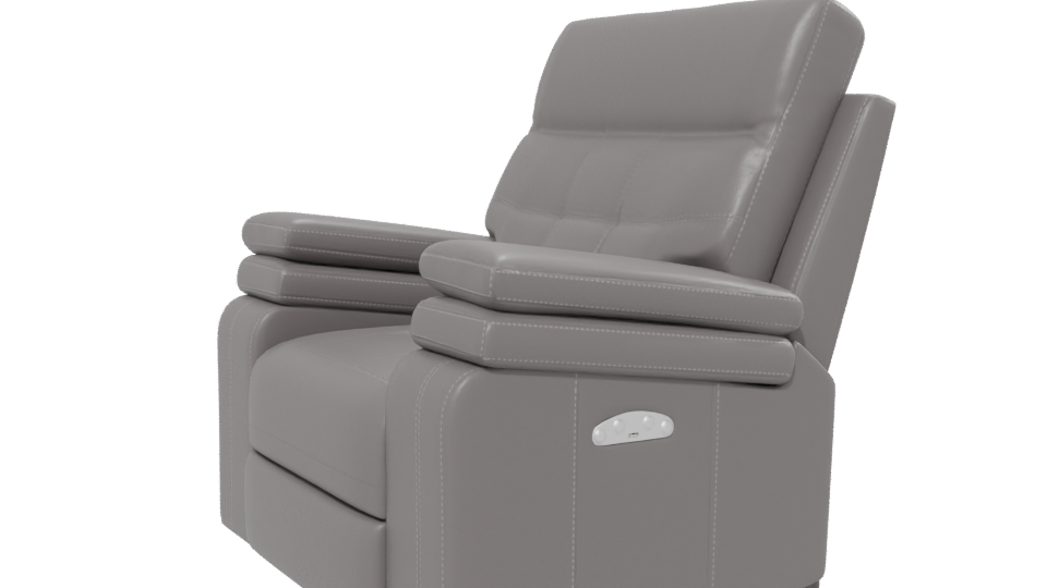 Stylish Modern Recliner Chair 3D - Professional 3D Model Render 13