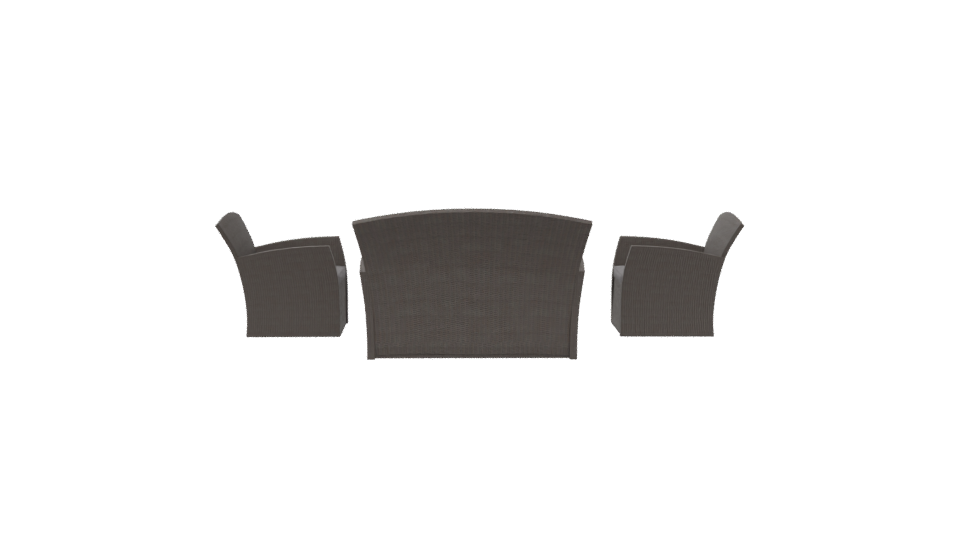 Stylish Outdoor Sofa Set 3D Model - Professional 3D Model Render 5