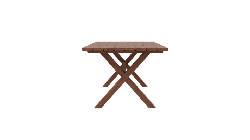 Kimberly Teak Dining Table 3D - Professional 3D Model Render 8