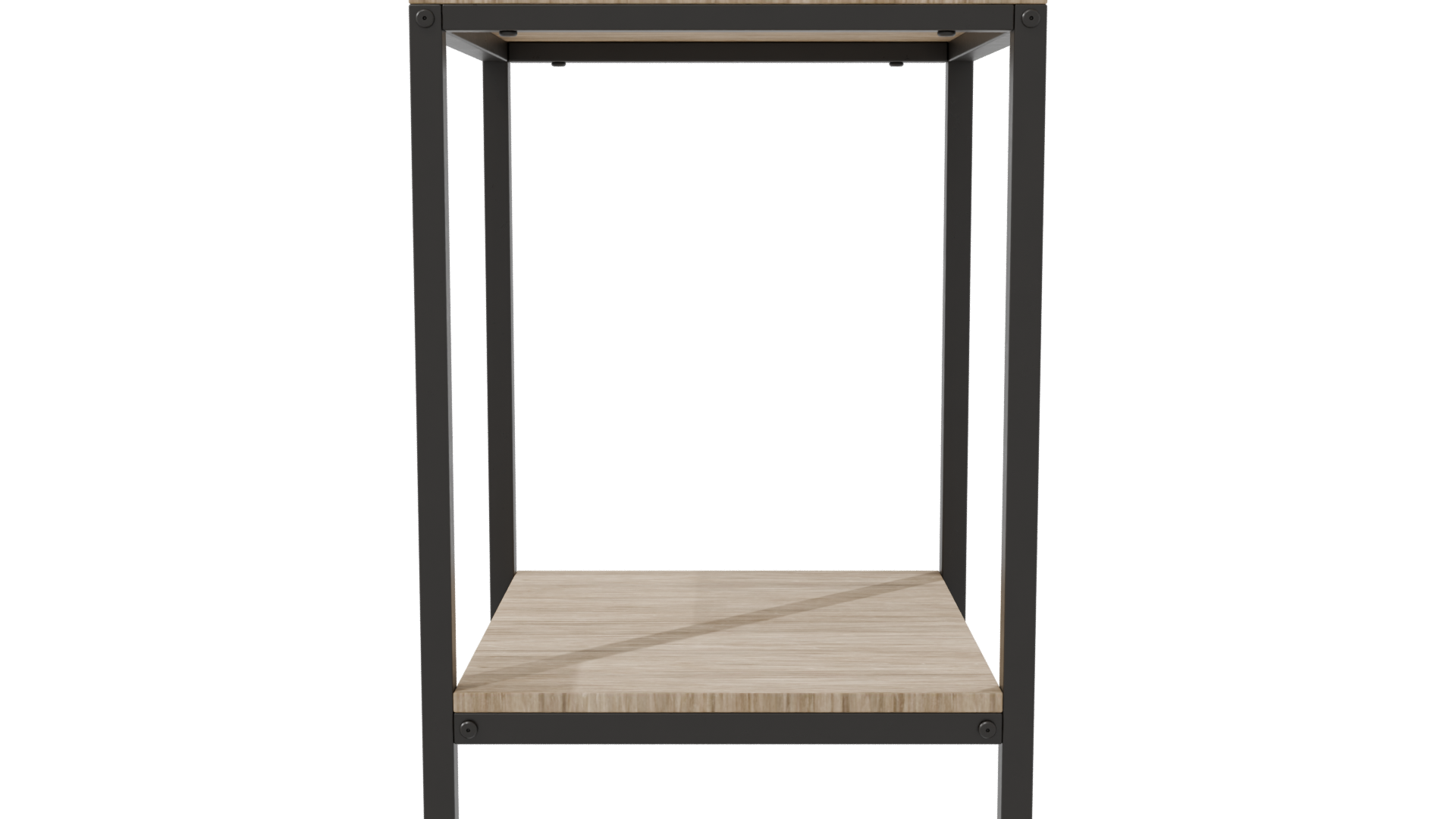 Minimalist Wooden Storage Table 3D - Professional 3D Model Render 8