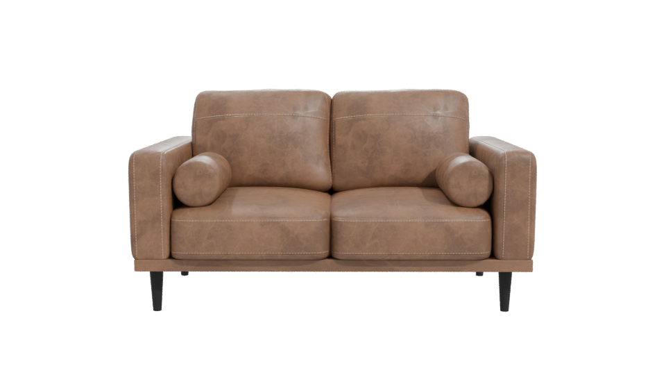 Stylish Modern Two-Seater Sofa - Professional 3D Model Render 11