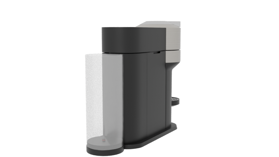 Contemporary Coffee Maker Model - Professional 3D Model Render 6