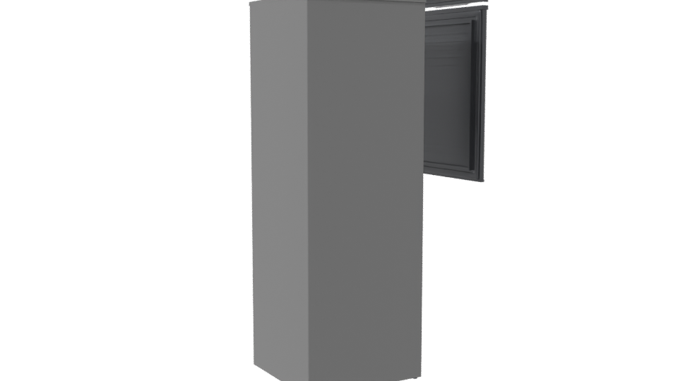 Sleek Refrigerator 3D Model - Professional 3D Model Render 7