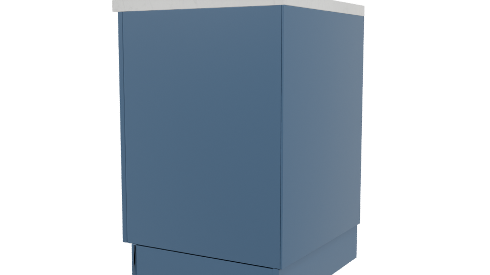 Stylish Textured Storage Cabinet 3D - Professional 3D Model Render 3