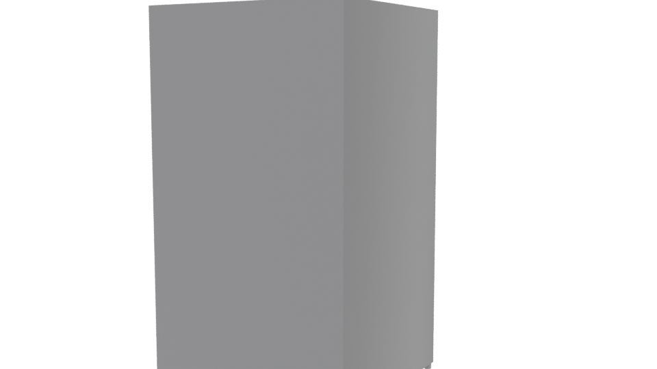 Modern Household Refrigerator Model - Professional 3D Model Render 6