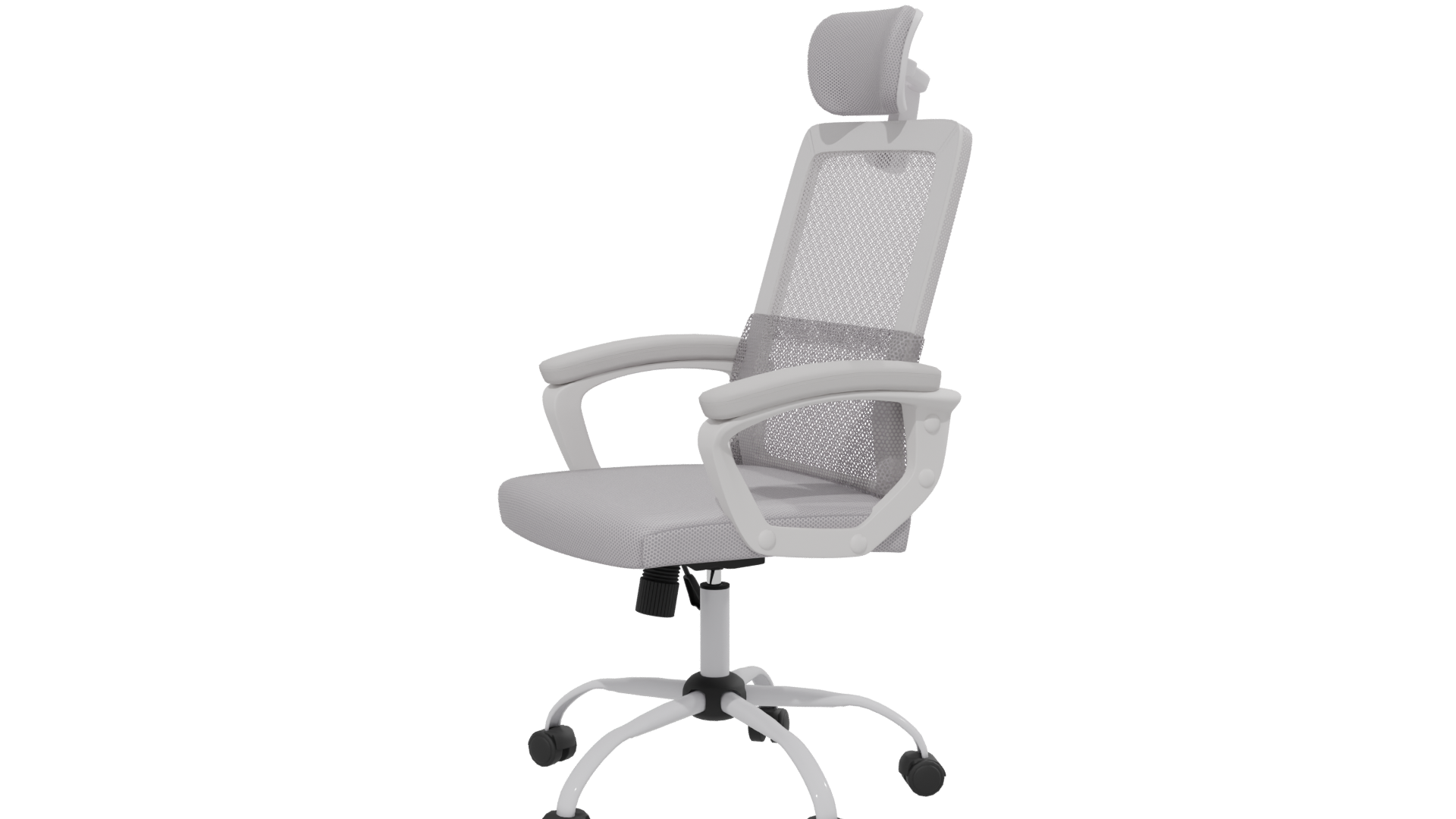 Ergonomic Office Chair Model - Professional 3D Model Render 13