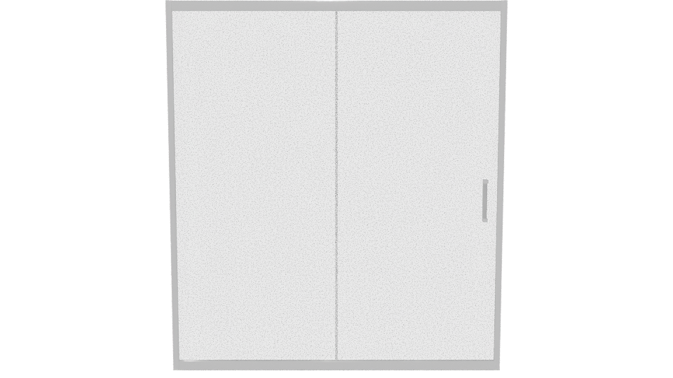 Sliding Glass Shower Door 3D - Professional 3D Model Render 5