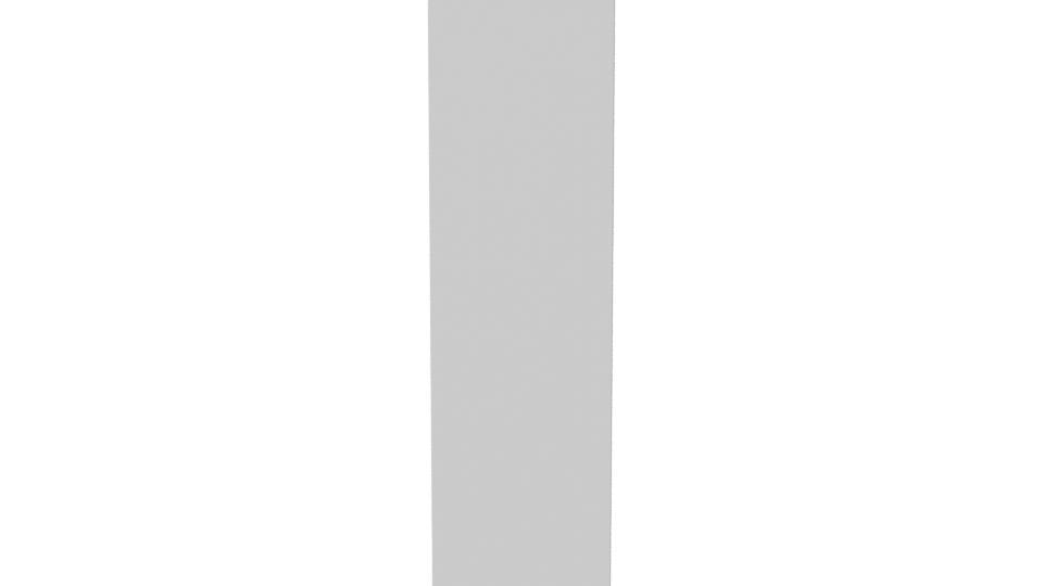 Minimalist Double Door Cabinet 3D - Professional 3D Model Render 2