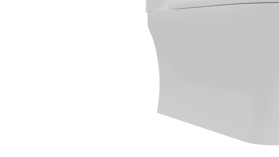 Stylish Modern Toilet 3D Model - Professional 3D Model Render 10