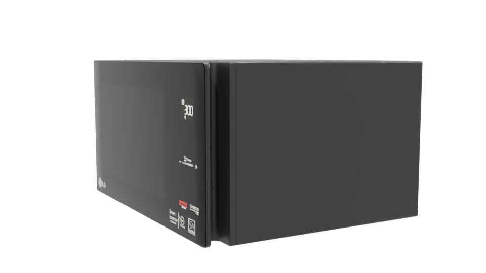 Sleek Modern Microwave Oven 3D Model - Professional 3D Model Render 13