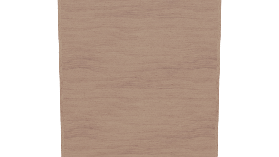 Stylish Wooden Drawer Chest Model - Professional 3D Model Render 5