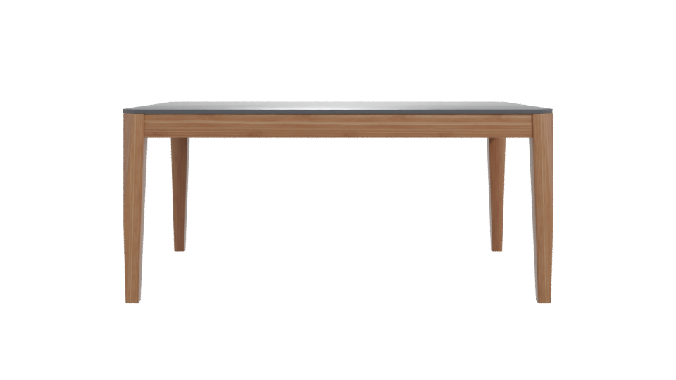 Stylish Wooden Dining Table 3D - Professional 3D Model Render 11