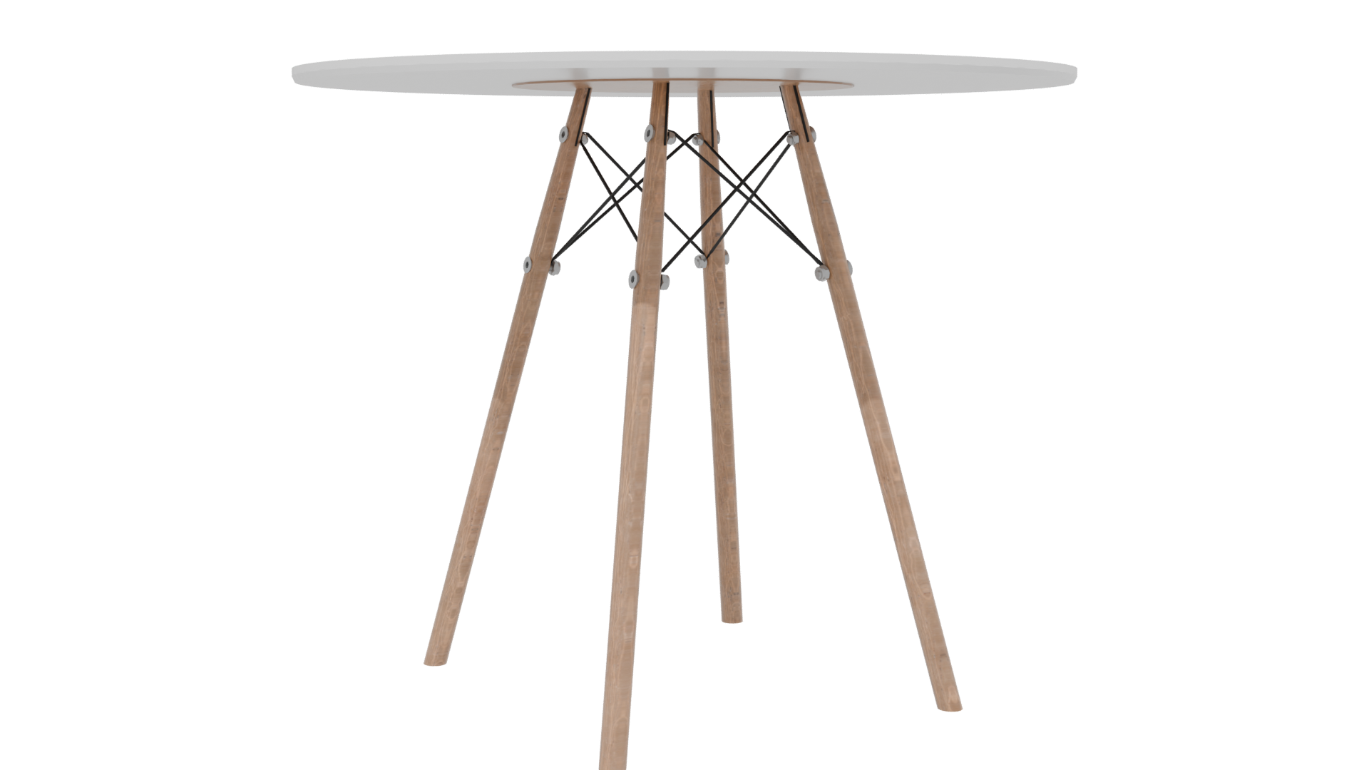 Minimalist Round Table 3D Model - Professional 3D Model Render 13