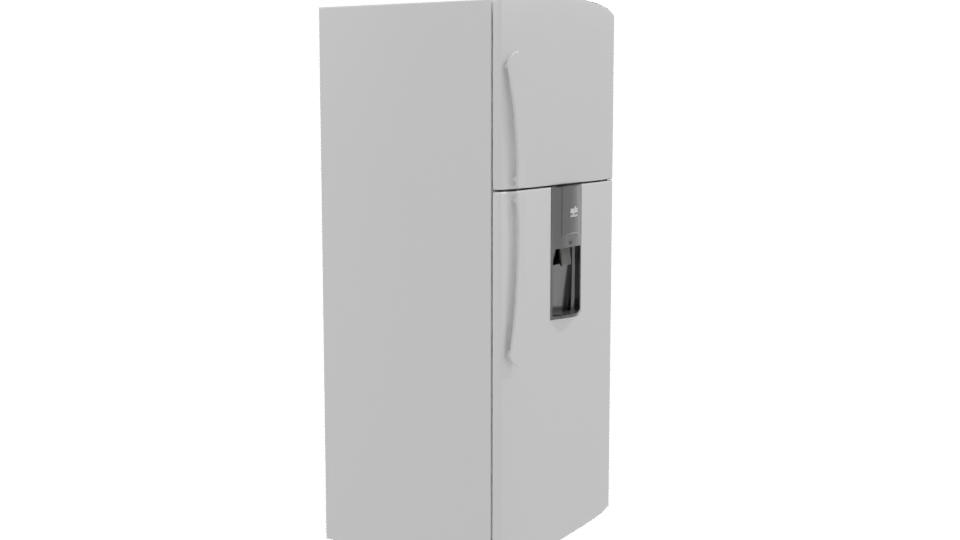 Sleek Modern Refrigerator 3D Model - Professional 3D Model Render 9