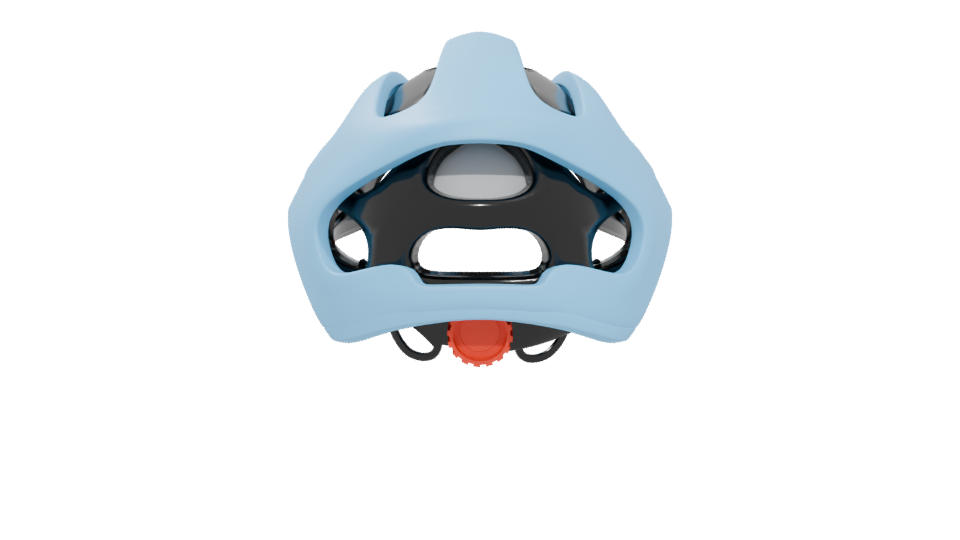 Lightweight Modern Bicycle Helmet 3D Model - Professional 3D Model Render 5