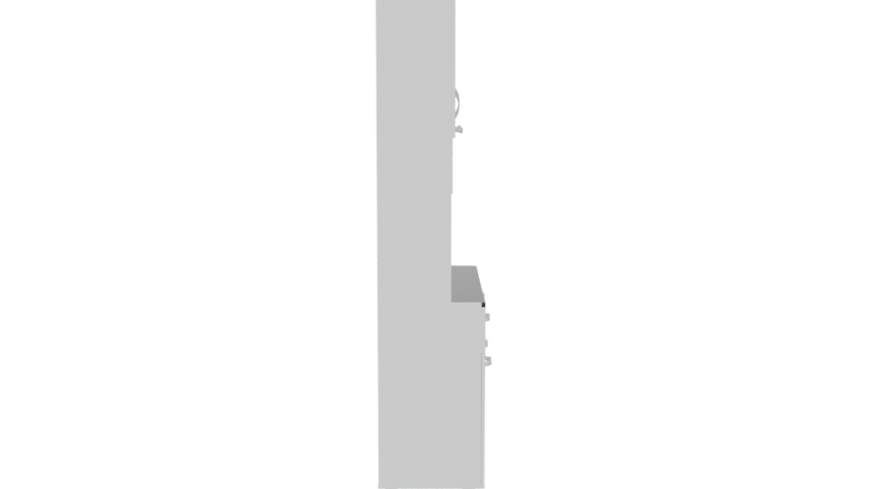 Minimalist Kitchen Cabinet Model - Professional 3D Model Render 8