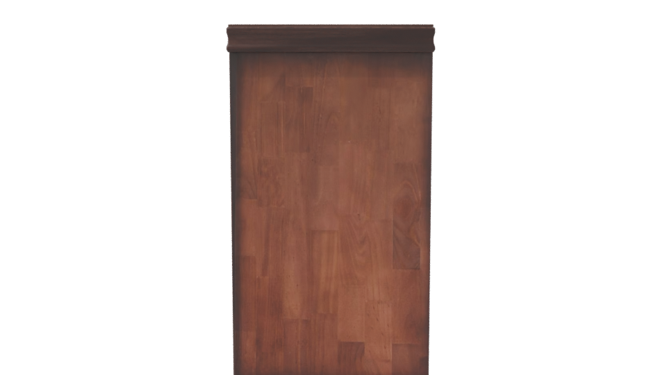 Classic Wooden Drawer Chest 3D - Professional 3D Model Render 8