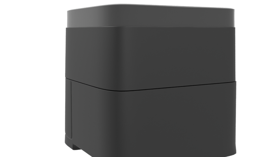 Sleek Air Fryer 3D Model - Professional 3D Model Render 4