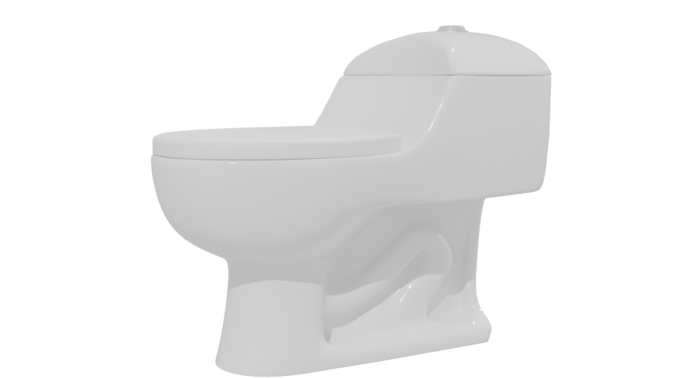 Stylish Bathroom Toilet 3D Model - Professional 3D Model Render 13