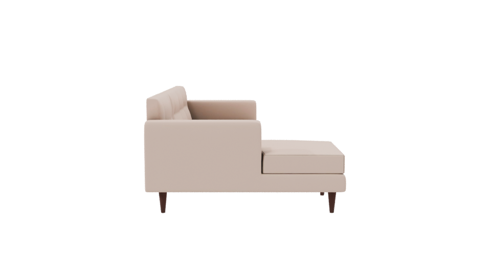 Contemporary L-Shaped Sofa 3D - Professional 3D Model Render 8