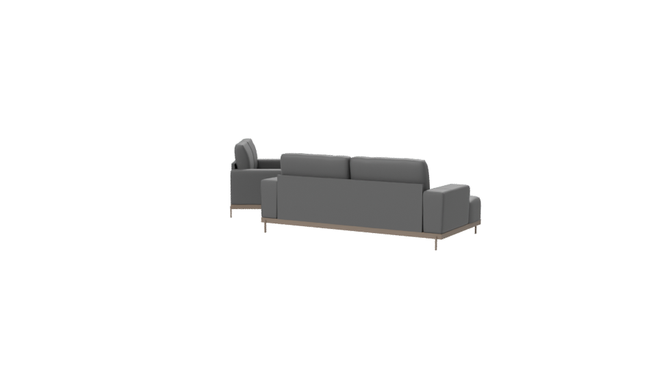 Elegant Modern Sofa Set 3D - Professional 3D Model Render 7
