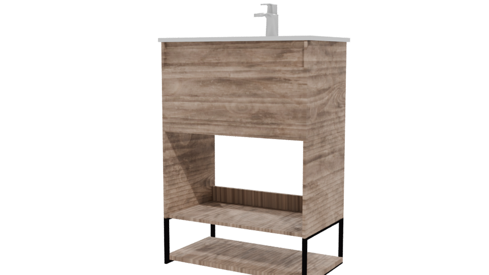 Stylish Bathroom Vanity 3D Model - Professional 3D Model Render 12