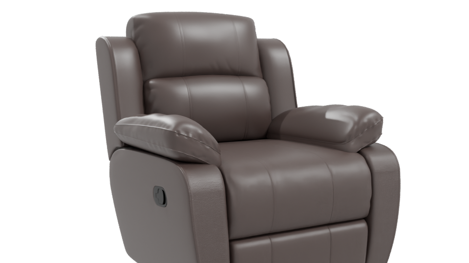 Contemporary Recliner Sofa Model - Professional 3D Model Render 10