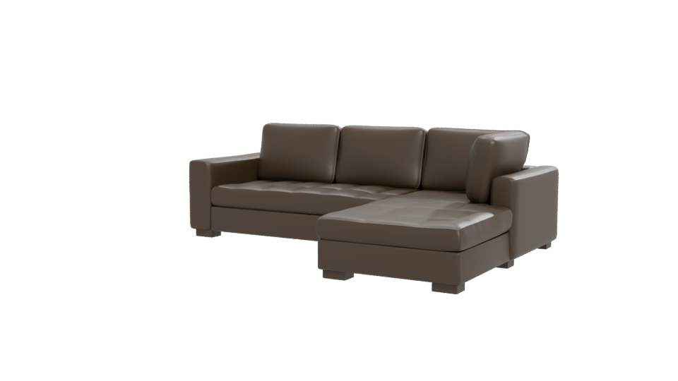 Stylish Modern Sofa 3D Model - Professional 3D Model Render 12