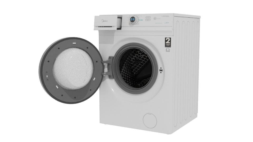 Modern Washing Machine 3D Model - Professional 3D Model Render 12