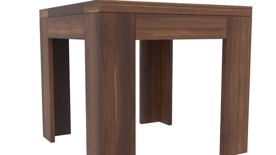 Sisal Side Table 3D Model - Professional 3D Model Render 7