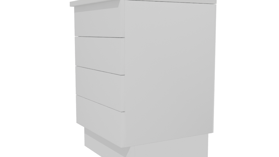 Stylish Modern Chest of Drawers - Professional 3D Model Render 13