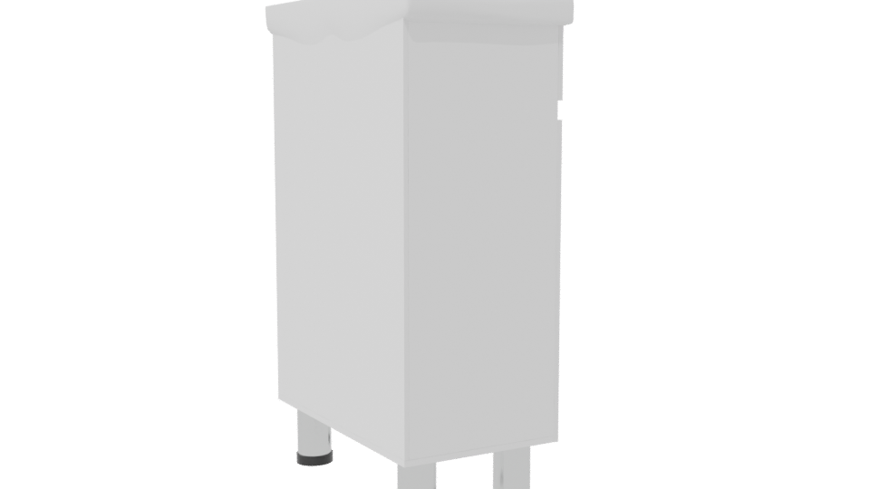 Modern Kitchen Sink Unit 3D - Professional 3D Model Render 7