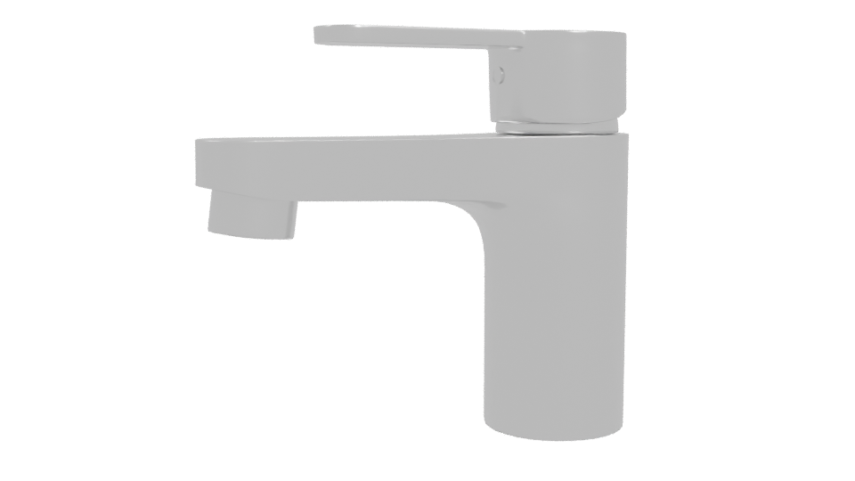 Modern Bathroom Faucet 3D Model - Professional 3D Model Render 4