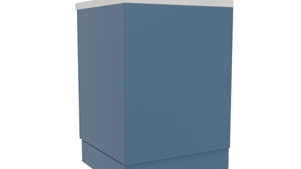 Stylish Modern Kitchen Cabinet 3D - Professional 3D Model Render 4