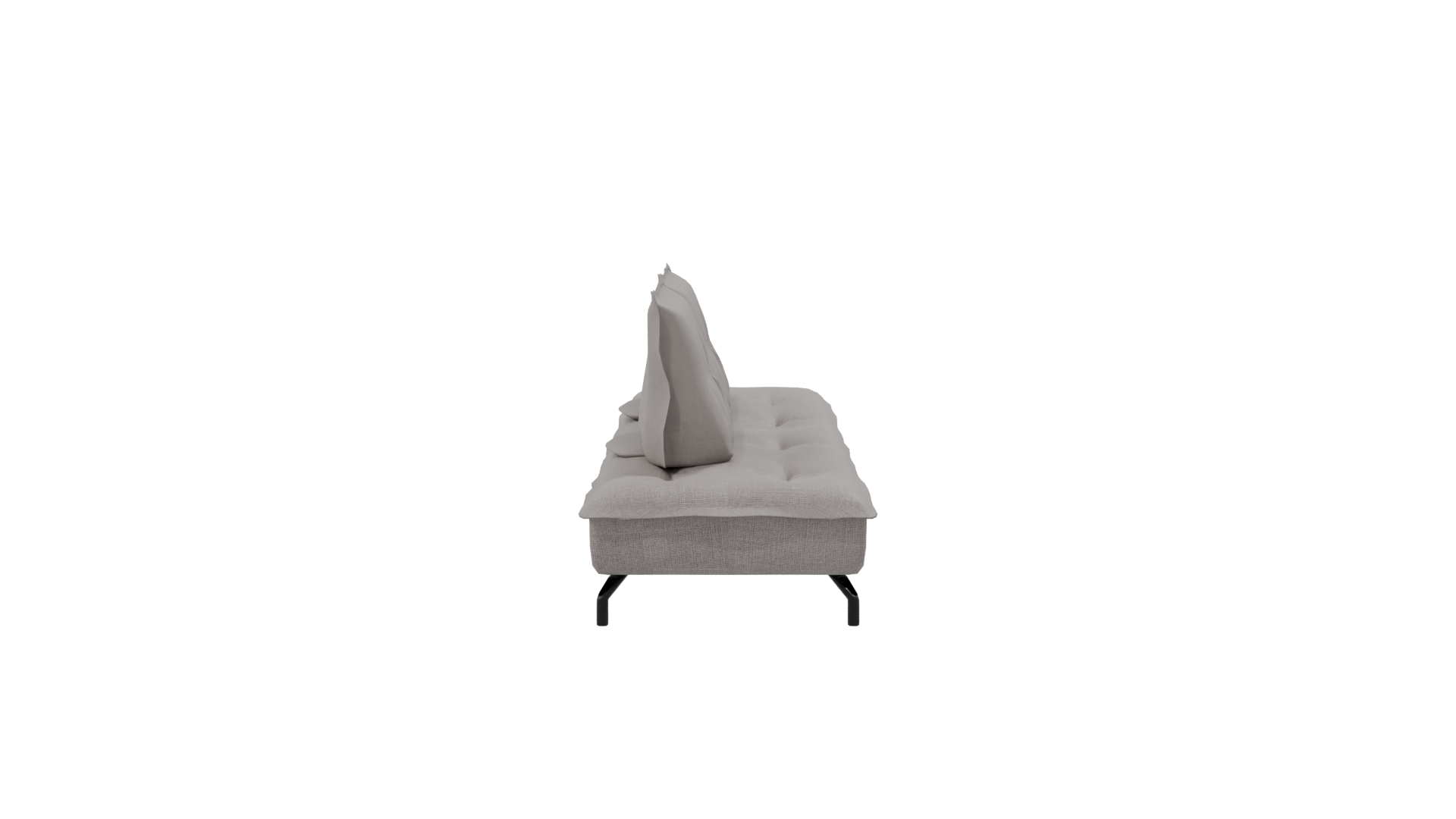 Contemporary Fabric Sofa with Cushions 3D Model - Professional 3D Model Render 8