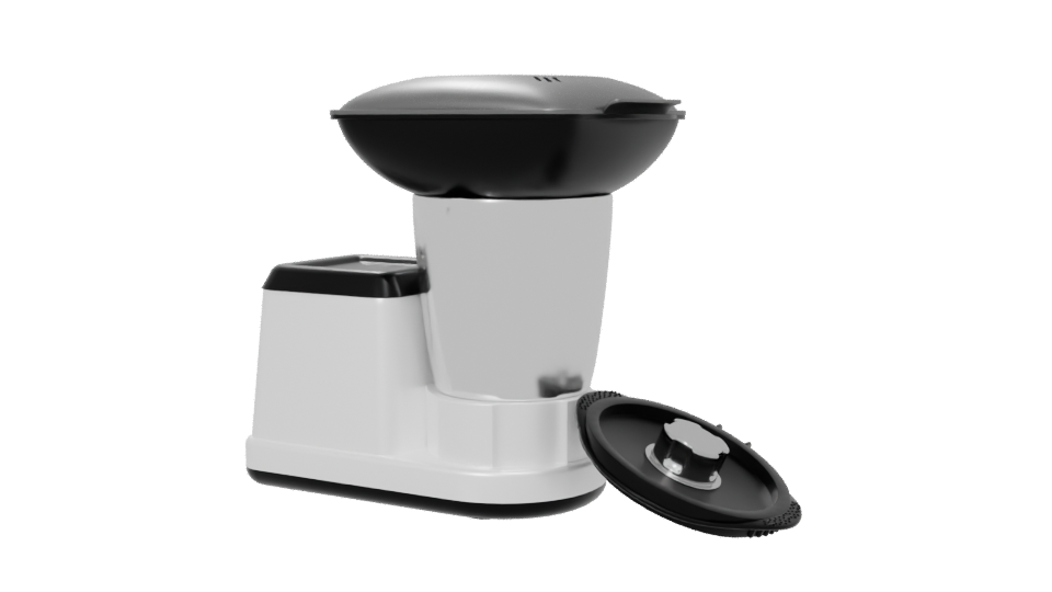 Kitchen Robot MagChef 3D Model - Professional 3D Model Render 6